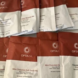 9= 5 Optavia Chocolate Brownie 1Chocolate Pudding 3 Chocolate Mint  Soft Serve